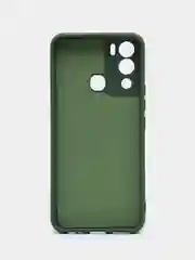 Лесной зеленый чехол силиконовый Silicone Cover для Infinix Hot 12i (Инфиникс Хот 12Ай)
