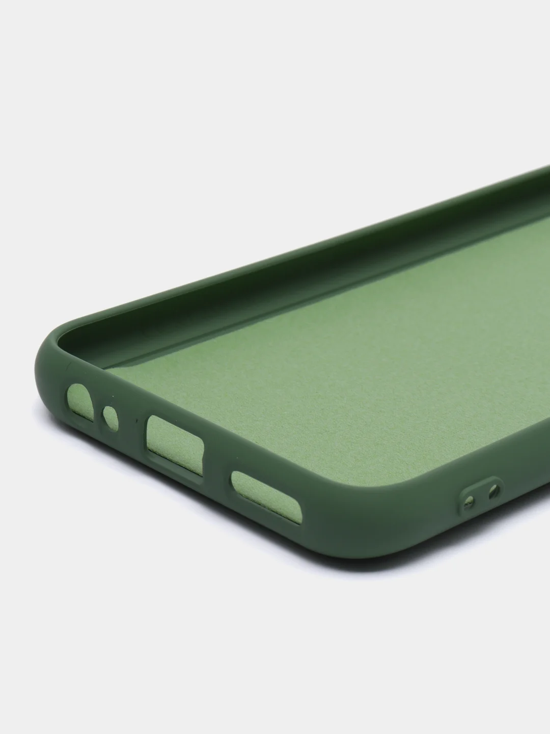 Лесной зеленый чехол силиконовый Silicone Cover для Infinix Hot 12i (Инфиникс Хот 12Ай)