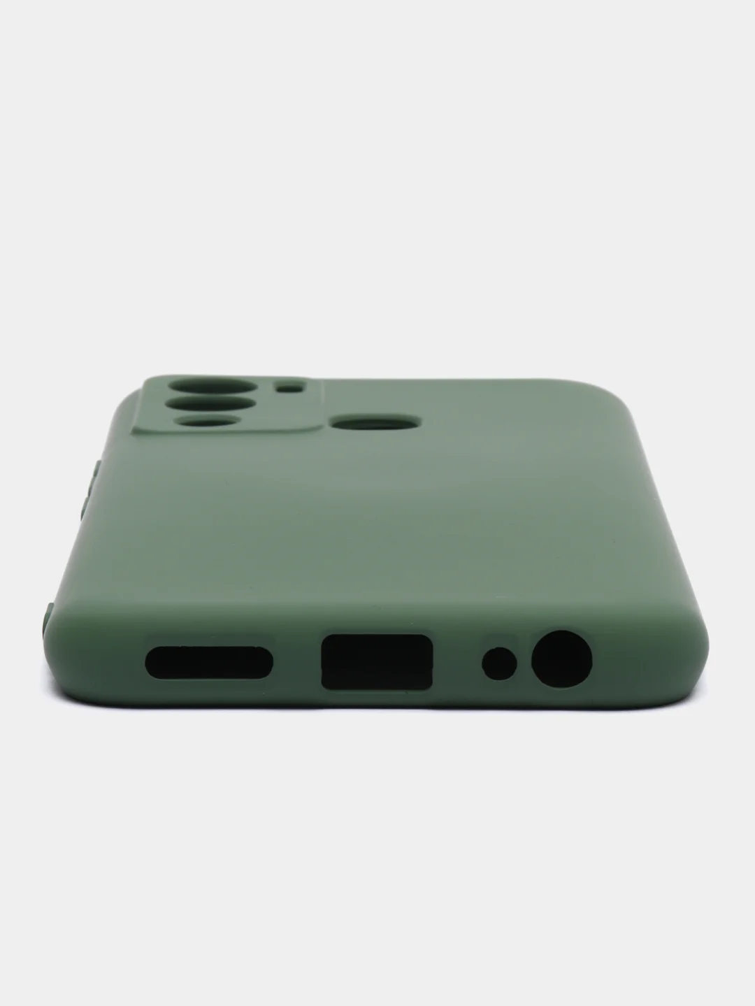 Лесной зеленый чехол силиконовый Silicone Cover для Infinix Hot 12i (Инфиникс Хот 12Ай)