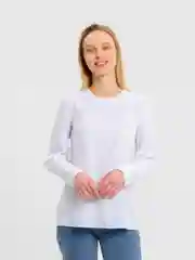 Молочный блузка женская "Tiffan"