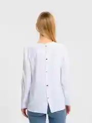 Молочный блузка женская "Tiffan"