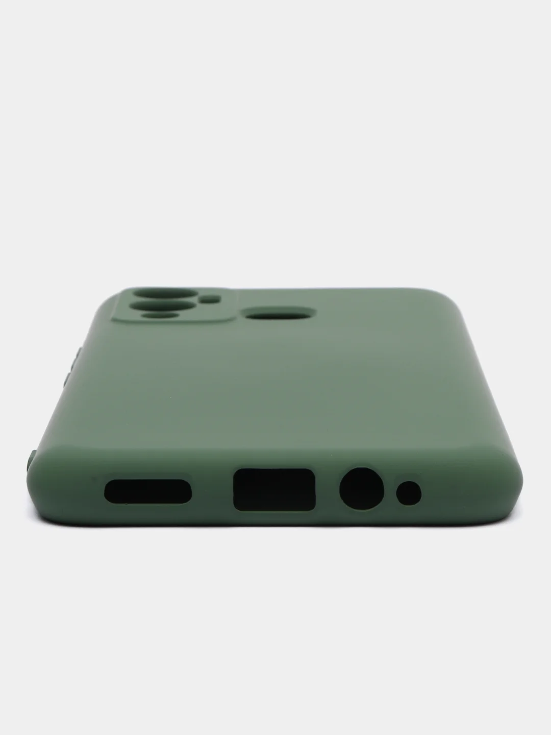 Лесной зеленый чехол силиконовый Silicone Cover для Infinix Hot 12 Play (Инфиникс Хот 12 Плэй)