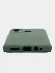 Лесной зеленый чехол силиконовый Silicone Cover для Infinix Hot 12 Play (Инфиникс Хот 12 Плэй)