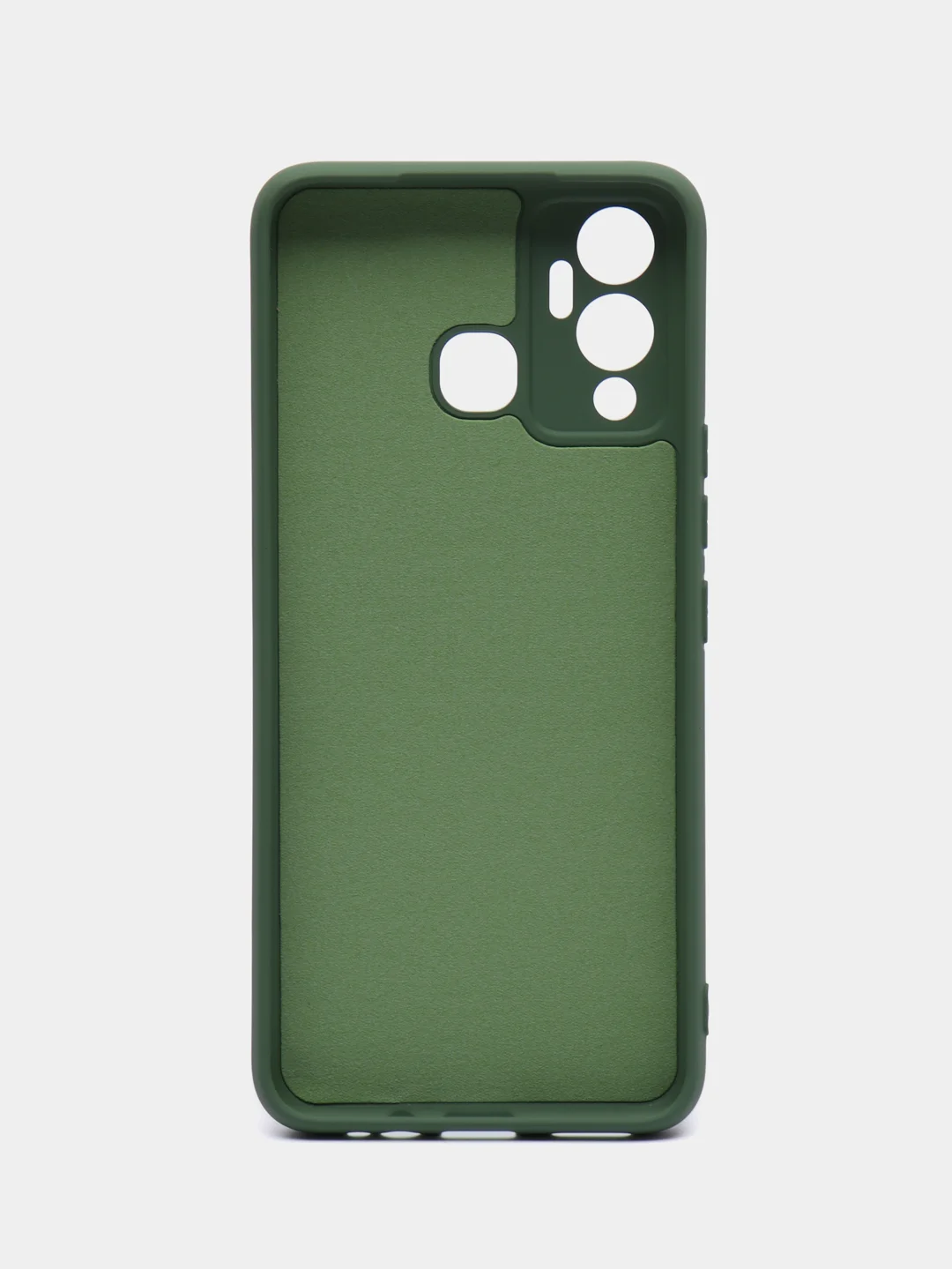 Лесной зеленый чехол силиконовый Silicone Cover для Infinix Hot 12 Play (Инфиникс Хот 12 Плэй)