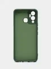 Лесной зеленый чехол силиконовый Silicone Cover для Infinix Hot 12 Play (Инфиникс Хот 12 Плэй)