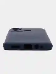 Темно-синий чехол силиконовый Silicone Cover для Infinix Hot 12 Play (Инфиникс Хот 12 Плэй)