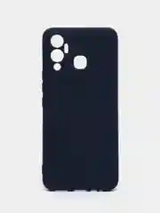 Темно-синий чехол силиконовый Silicone Cover для Infinix Hot 12 Play (Инфиникс Хот 12 Плэй)