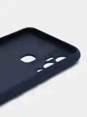 Темно-синий чехол силиконовый Silicone Cover для Infinix Hot 12 Play (Инфиникс Хот 12 Плэй)