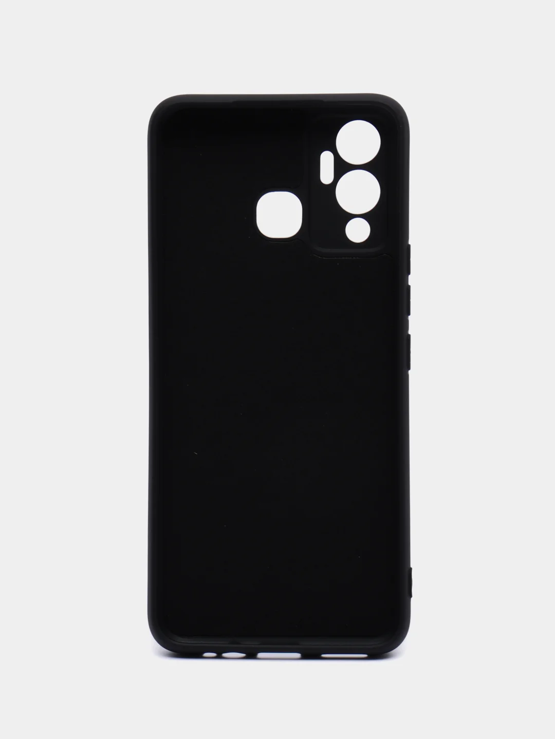 Черный чехол силиконовый Silicone Cover для Infinix Hot 12 Play (Инфиникс Хот 12 Плэй)