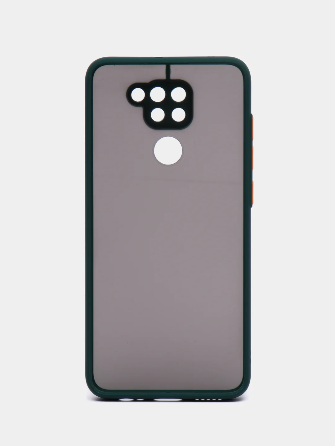 Морской чехол для Xiaomi Redmi Note 9, Редми Нот 9, матовый, силиконовый, с цветными кнопками