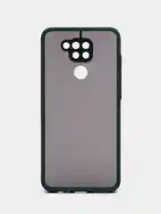 Морской чехол для Xiaomi Redmi Note 9, Редми Нот 9, матовый, силиконовый, с цветными кнопками