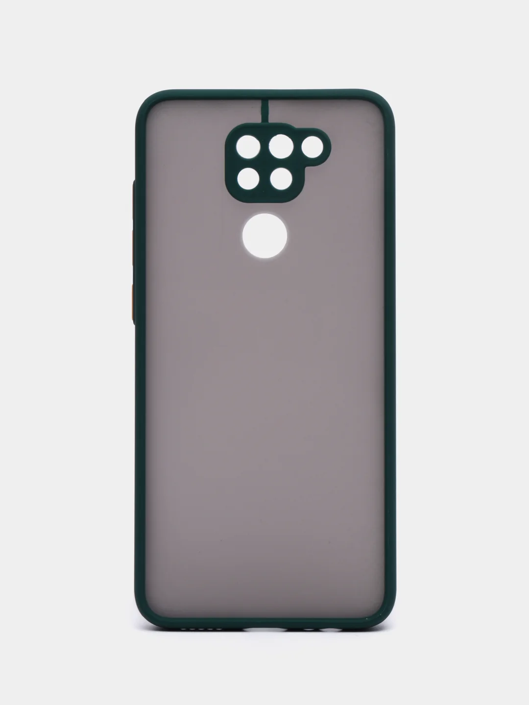 Морской чехол для Xiaomi Redmi Note 9, Редми Нот 9, матовый, силиконовый, с цветными кнопками