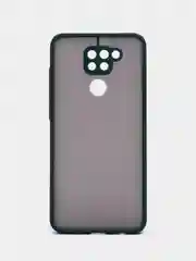 Морской чехол для Xiaomi Redmi Note 9, Редми Нот 9, матовый, силиконовый, с цветными кнопками