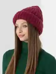 Вишнёвый шапка / шапка демисезонная
