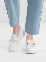 Белый лоферы женские, демисезон