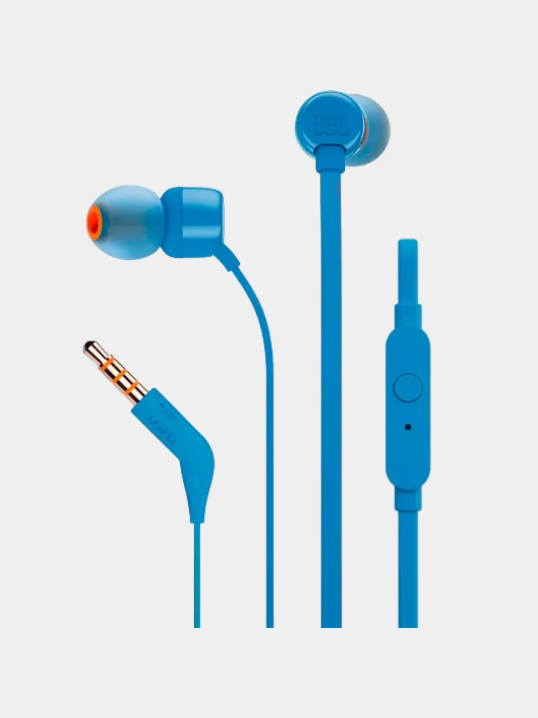 Синий наушники с микрофоном JBL T110