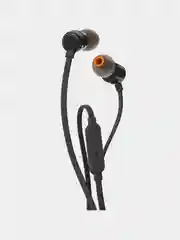 Черный наушники с микрофоном JBL T110