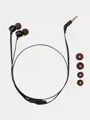Черный наушники с микрофоном JBL T110