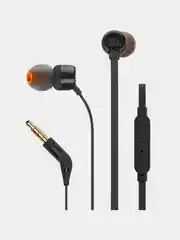 Черный наушники с микрофоном JBL T110