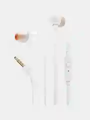 Белый наушники с микрофоном JBL T110
