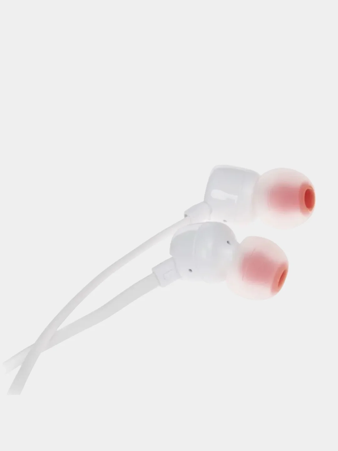 Белый наушники с микрофоном JBL T110