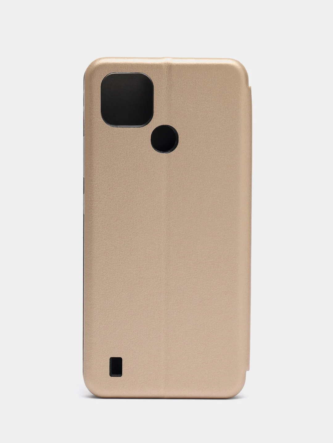 Золотой чехол-книжка для Realme C21