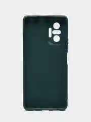 Зеленый чехол силиконовый Silicone Case для Xiaomi Redmi Note 10 Pro
