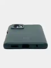 Зеленый чехол силиконовый Silicone Case для Xiaomi Redmi Note 10 Pro