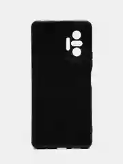 Черный чехол силиконовый Silicone Case для Xiaomi Redmi Note 10 Pro