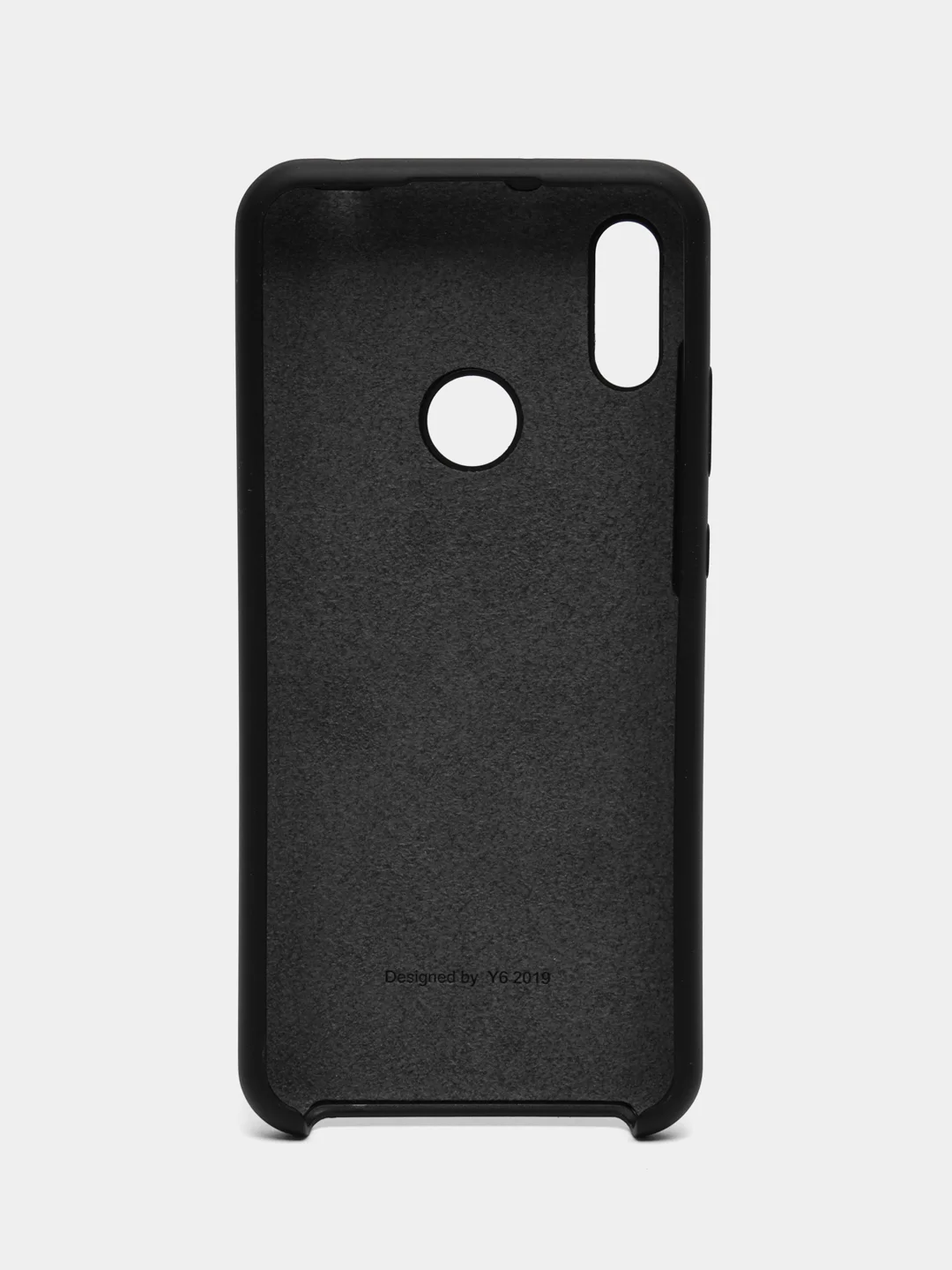 Черный чехол Silicone Case для Hyawei Y6 2019