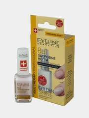 EVELINE  Здоровые ногти Golden Shine Комплексная регенерация Nail Therapy 8в1, 12мл