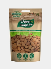 Миндаль без обжарки ядра орехов "Дары природы" 150гр