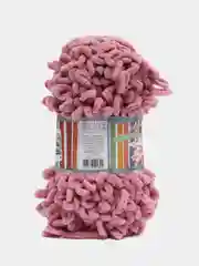 Коралловый пряжа Alize Puffy Fine, маленькие петельки, микрополиэстер, 100 г, 14 м