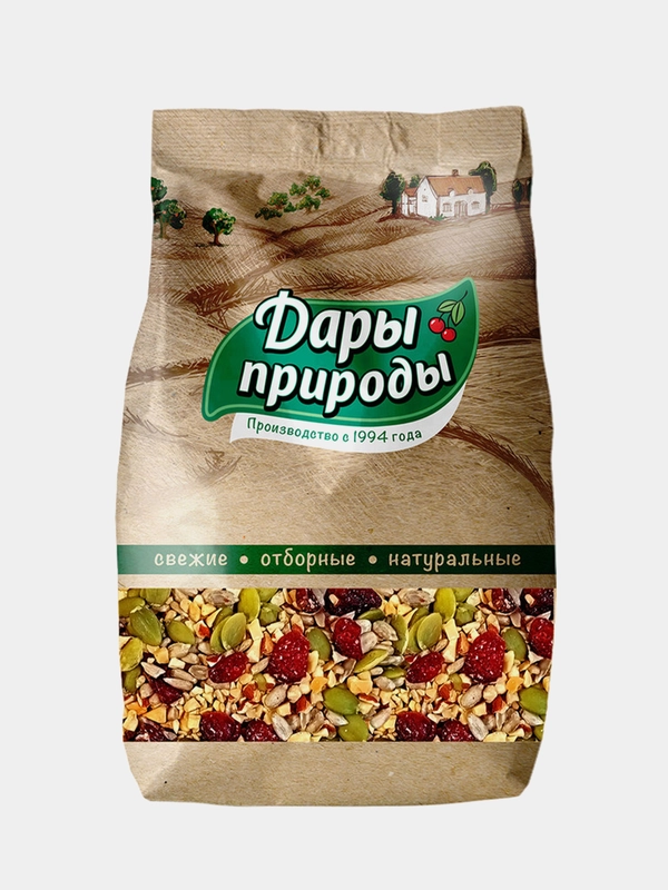 Смесь салатная "Дары природы" с клюквой, 400 г