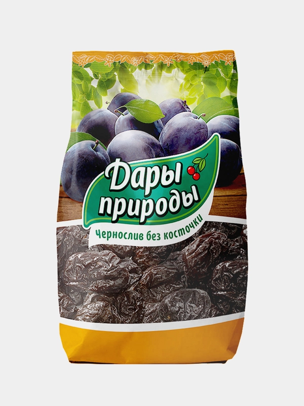 Чернослив сушеный без косточек "Дары природы" 450гр.