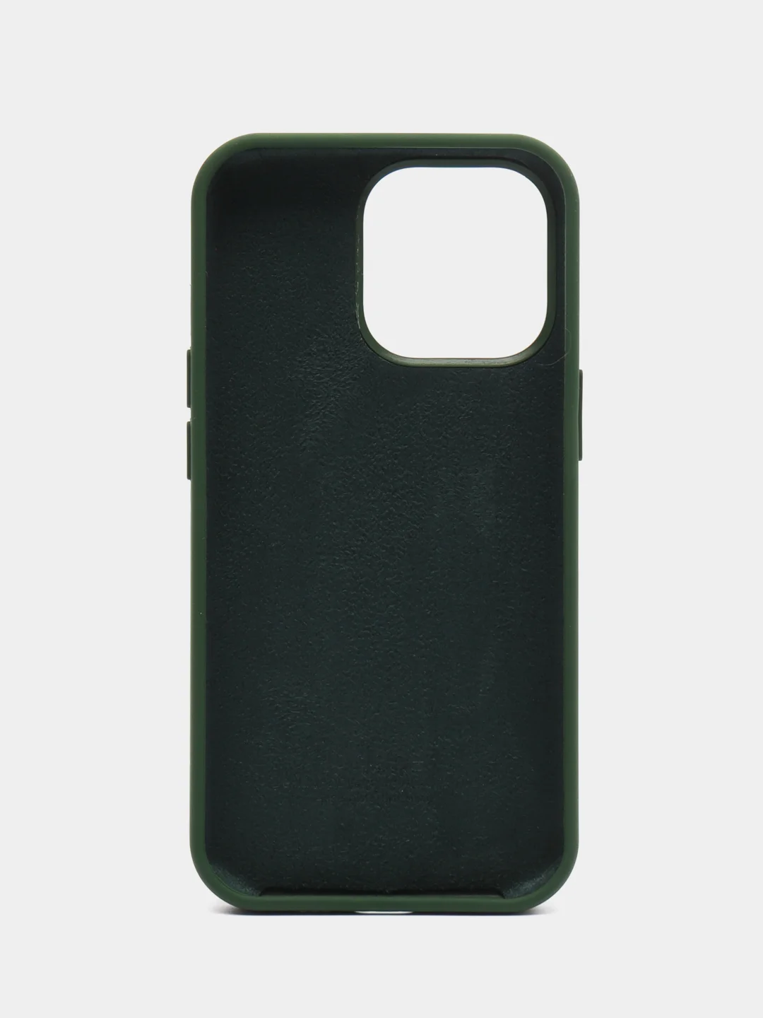 Тёмно-зелёный чехол iPhone, Айфон 11, 13, 14, 15, Про Макс, Pro Max, силиконовый Silicone Case