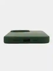 Тёмно-зелёный чехол iPhone, Айфон 11, 13, 14, 15, Про Макс, Pro Max, силиконовый Silicone Case