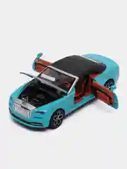 Голубой металлическая модель Rolls-Royce Dawn, со светом и звуком