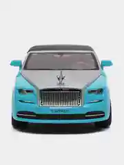 Голубой металлическая модель Rolls-Royce Dawn, со светом и звуком