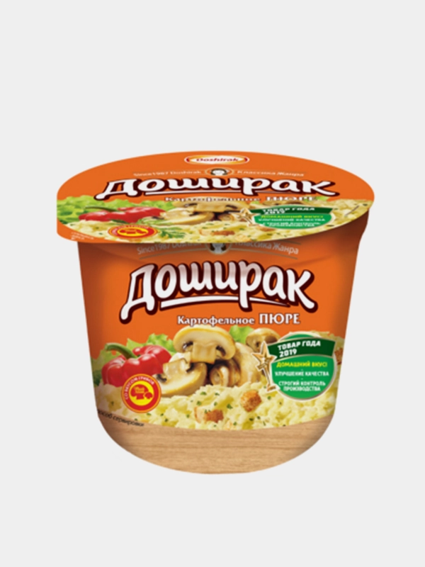 Пюре картофельное быстрого приготовления Доширак со вкусом грибов 40 гр 2шт