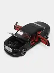 Черный металлическая модель Rolls-Royce Dawn, со светом и звуком