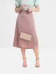 Светло-жёлтый клатч женский