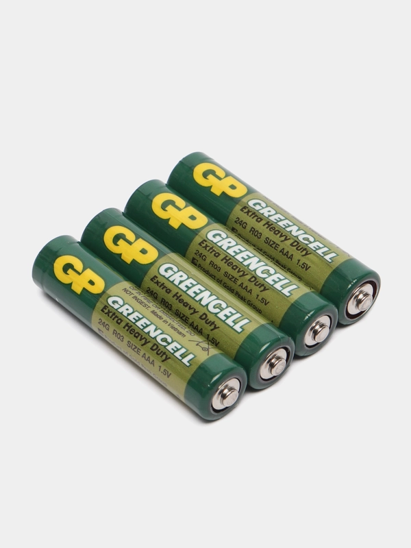 Батарейки GP Greencell LR03 LR3, AAA, мизинчиковые