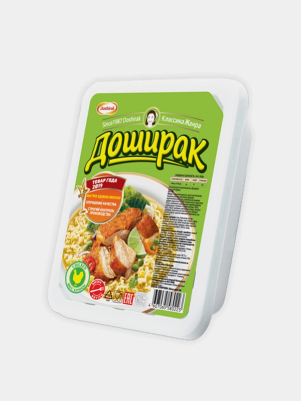 Лапша быстрого приготовления Доширак со вкусом курицы 90 гр