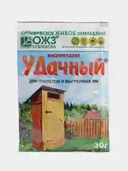 Удачный, биопрепарат для туалетов и выгребных ям, 30гр, ОЖЗ