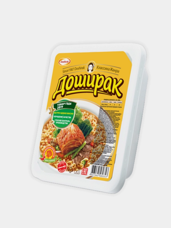Лапша быстрого приготовления Доширак со вкусом кимчи 90 гр