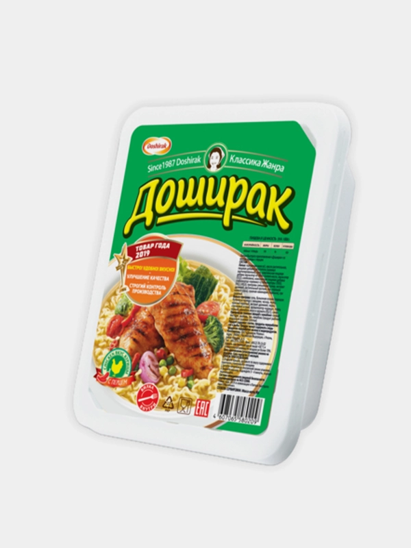 Лапша быстрого приготовления Доширак со вкусом курицы с перцем 90 гр