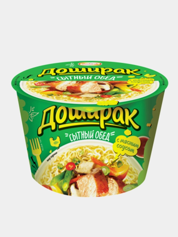 Лапша быстрого приготовления Доширак Сытный обед со вкусом курицы 110 гр