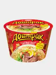 Лапша быстрого приготовления Доширак Сытный обед со вкусом говядины 110 гр