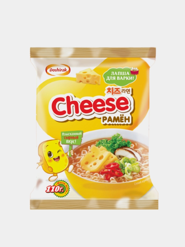 Лапша быстрого приготовления Доширак Cheese рамен с сыром 110гр